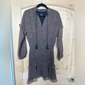 Cheetah print Aqua Mini Dress Size Small